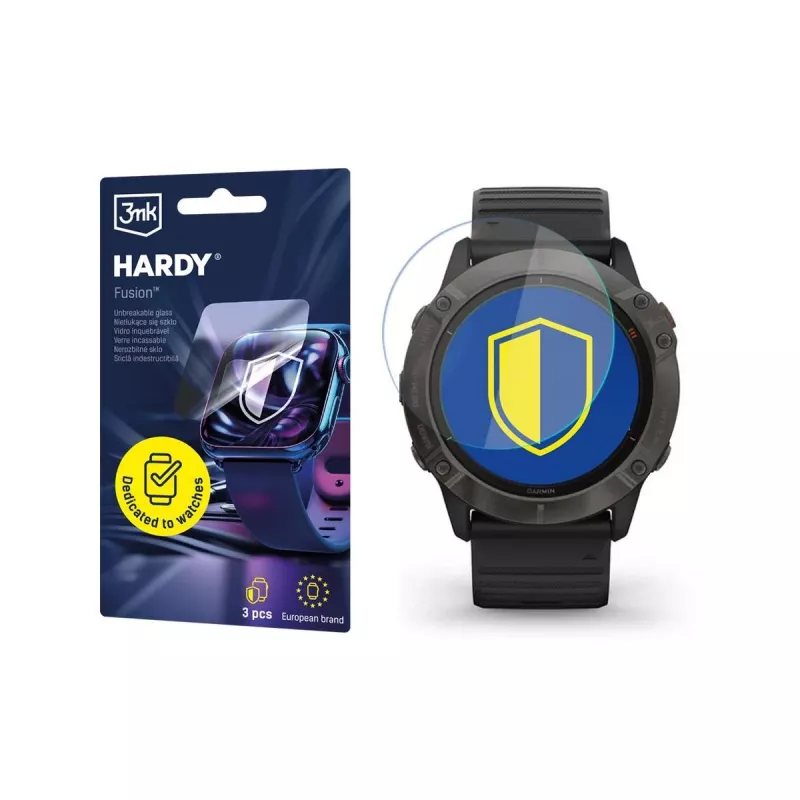 3MK PROTECTION Garmin Fenix 6X Pro - 3mk Hardy Fusion horlogebescherming
