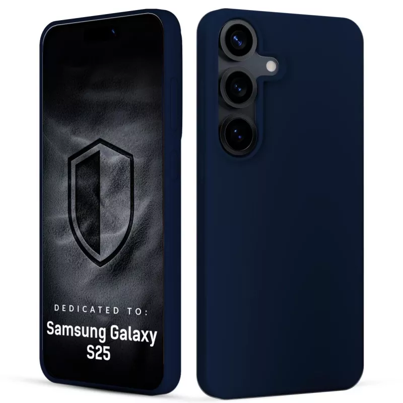 3MK PROTECTION Samsung Galaxy S25 - 3mk Hardy Mellow Case donkerblauw