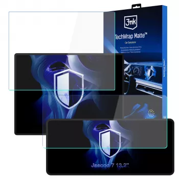 3MK PROTECTION Jaecoo 7 13,2 inch 2024- 3mk TechWrap matte 2in1 screenprotectorset (center display + cluster)