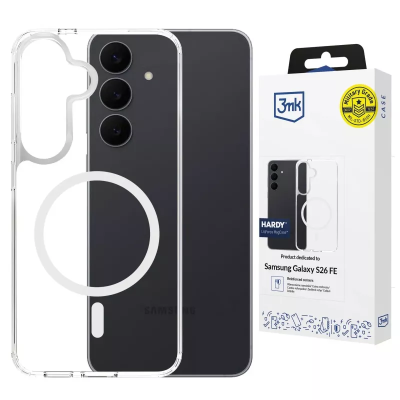 3MK PROTECTION Samsung Galaxy S26 FE - 3mk Hardy LiqForce MagCase zwart