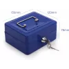 RED EAGLE BOX-150 metalen geldkist met cilinderslot, rood