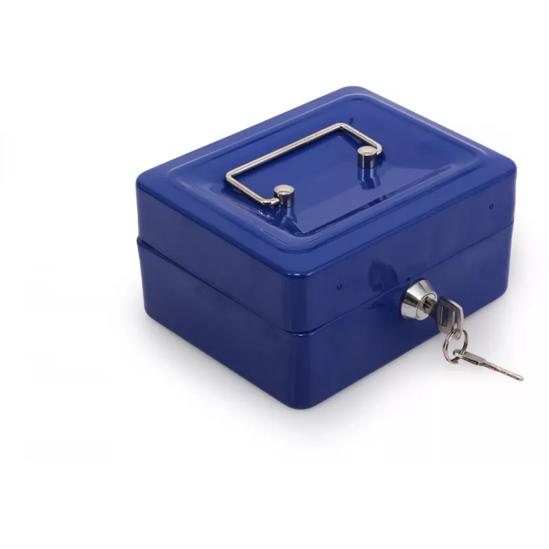 RED EAGLE BOX-150 metalen geldkist met cilinderslot, rood