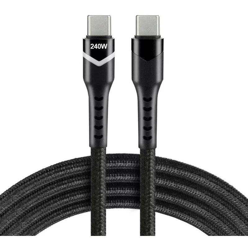 EVERACTIVE USB-C naar USB-C kabel CBB-1PDRS 100cm 48V 5A 240W RGB LED