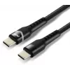 EVERACTIVE USB-C naar USB-C kabel 2m 240W RGB LED zwart CBB-2PDRS