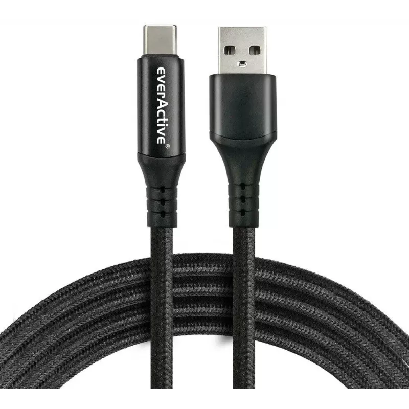 everActive CBB-2CBL USB-A/USB-C LCD-kabel 200cm 3A