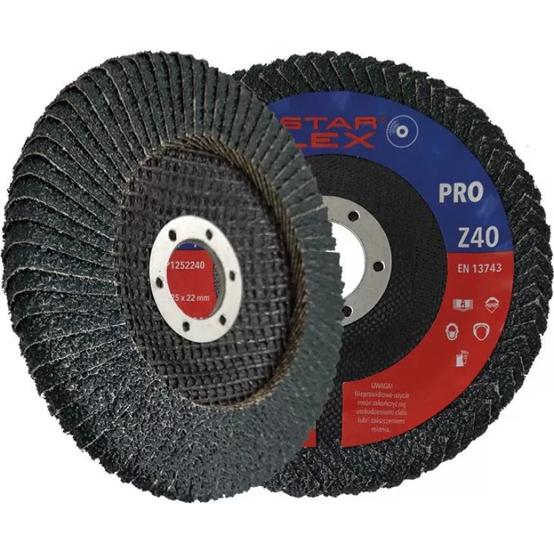 PSG Star Flex lamellenschijf 125x22,23 mm P40 zirkonkorund conisch type 29 TLP1252240
