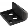 PSG 61.191 aanschroefbare poortstopper (130x150/H65) met rubberbekleding