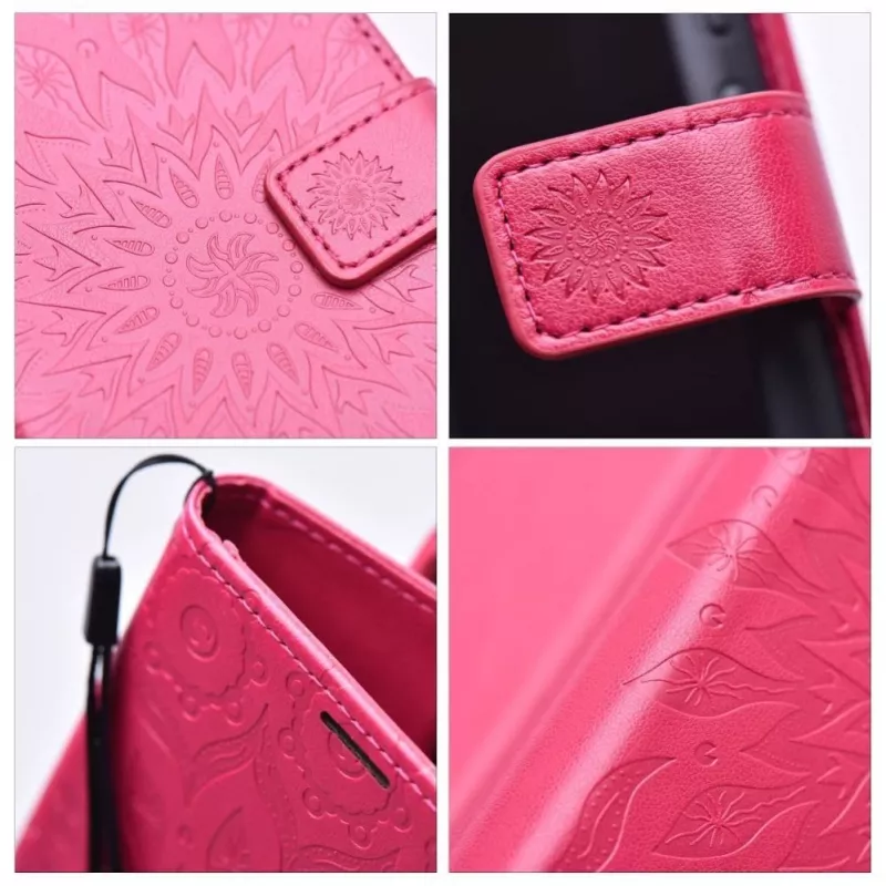 OEM flipcase voor iPhone 17 / 18 Mezzo Book Mandala magenta