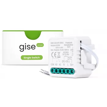 GISE slimme enkelvoudige potentiaalvrije laagspannings-WiFi-relaismodule | Tuya | GSS-WF-DRDC