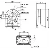 MITON MT-P204W opbouw aftakdoos IP65 wit