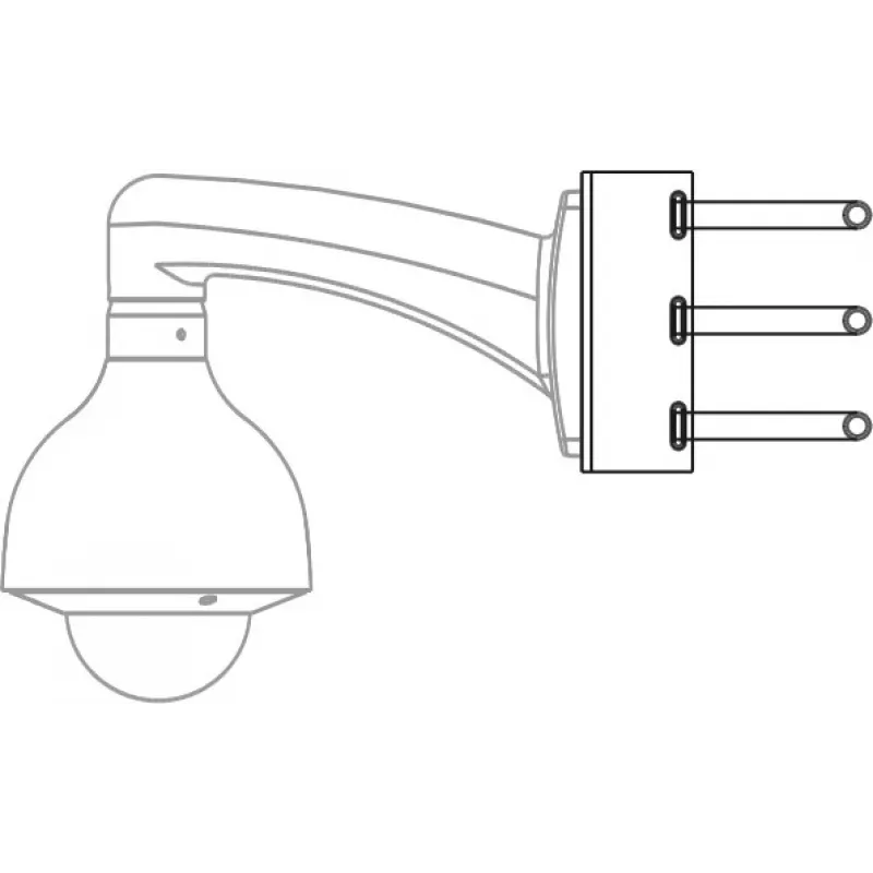 MITON MT-P150V2 polemontage-adapter wit