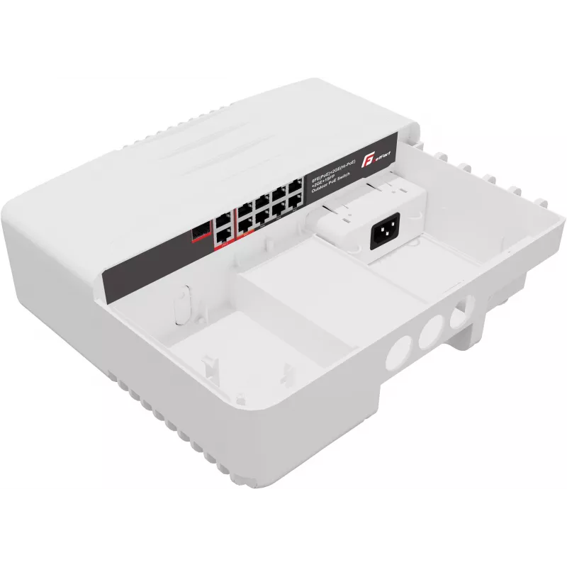 GETFORT GF-6221-GGUF-PO industriële outdoor PoE-switch 6FE+2GE+2GB+1SFP IP65