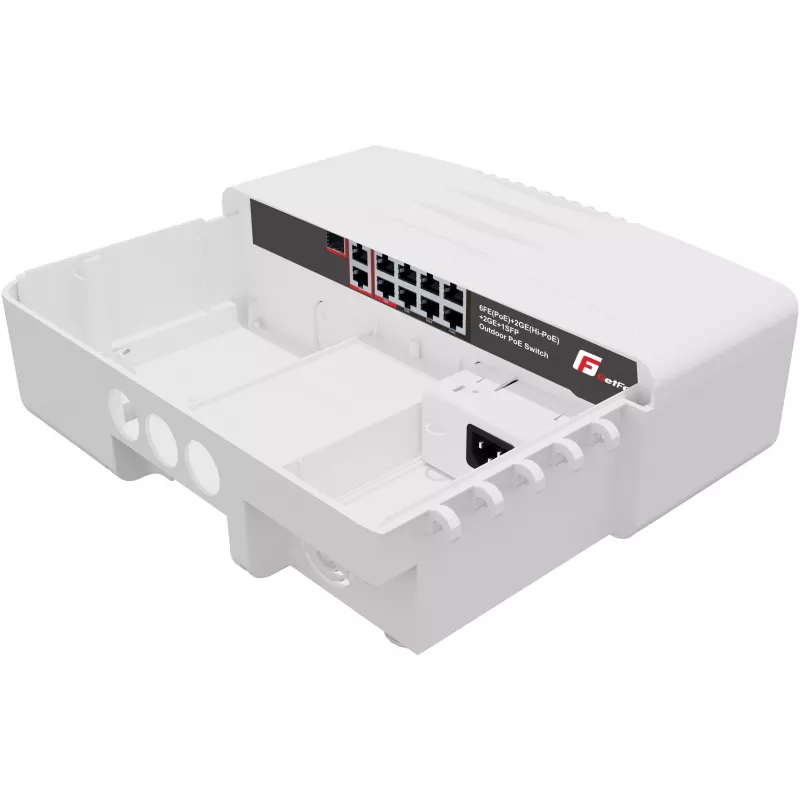 GETFORT GF-6221-GGUF-PO industriële outdoor PoE-switch 6FE+2GE+2GB+1SFP IP65