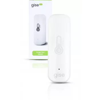 GISE slimme temperatuur- en vochtigheidssensor Wi-Fi wit | Tuya | GTHS-WF-01-W