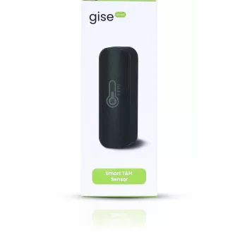 GISE slimme temperatuur- en vochtigheidssensor Wi-Fi zwart | Tuya | GTHS-WF-01-B
