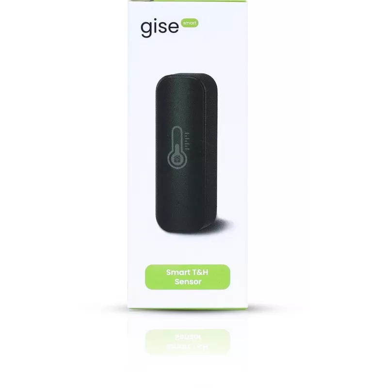 GISE slimme temperatuur- en vochtigheidssensor Wi-Fi zwart | Tuya | GTHS-WF-01-B
