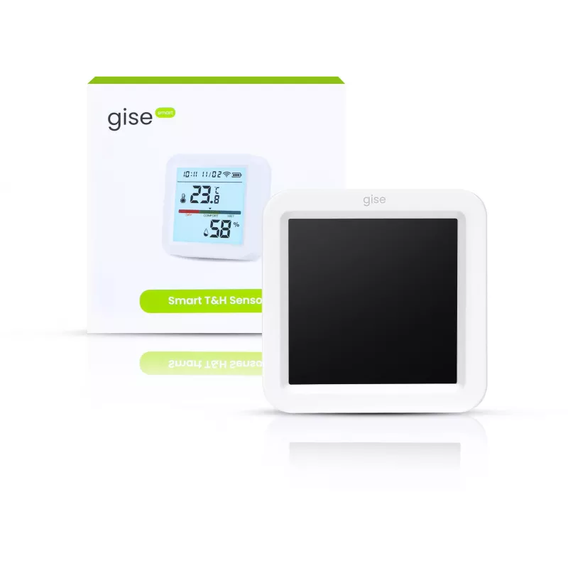 GISE slimme temperatuur- en vochtigheidssensor Wi-Fi Tuya GTHS-WF-02
