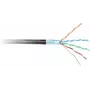 GETFORT Cat.6 F/UTP PVC netwerkkabel indoor, zwart, 305m
