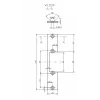 HARTTE OK-P2 korte vlakke strip, S, 3mm, STC, open