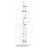 HARTTE OK-P4 lange platte strip voor elektrische deuropeners, 3 mm, open