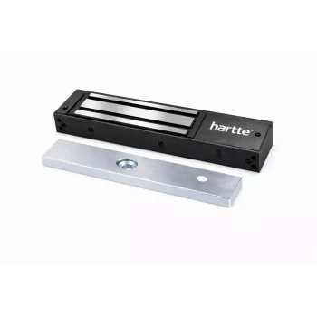 BIRA HARTTE MG280SR-BK elektromagnetische deurvergrendeling 280kg zwart met bewaking en signalering