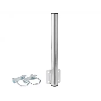 ROBSON C-400 balkonleuningbeugel voor satellietschotels en antennes, 400 mm uitsteek, zilver