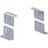 SAFE Universele montagebasis voor schuifpoortaandrijvingen / set van 4 hoekbeugels ASM150-2