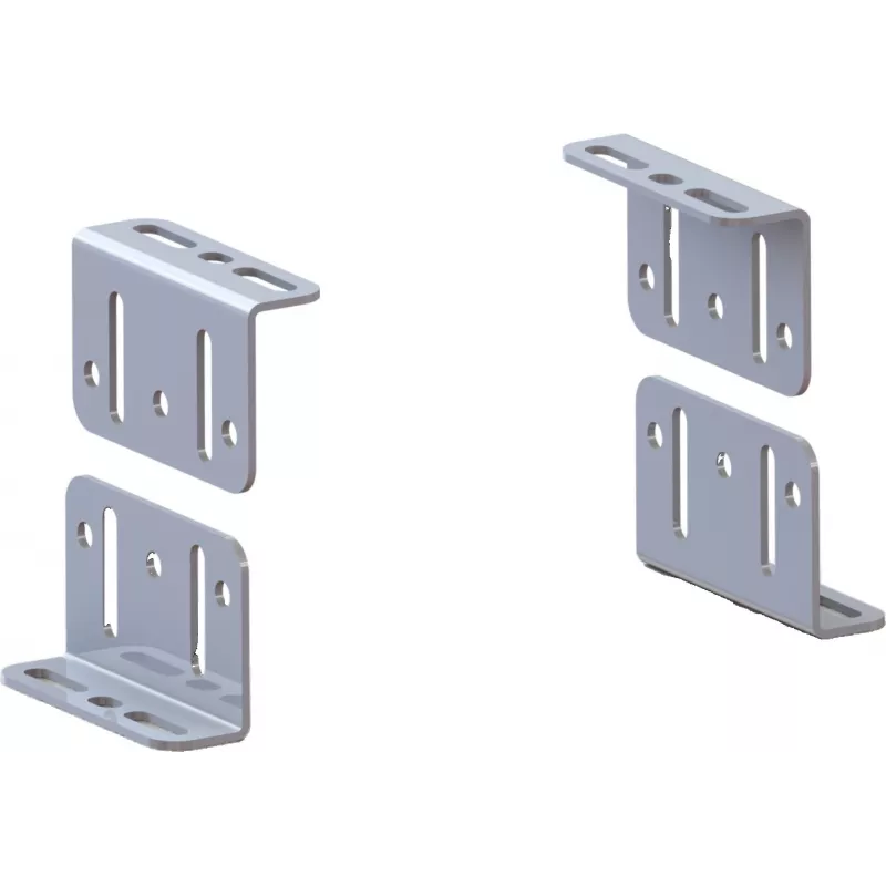 SAFE Universele montagebasis voor schuifpoortaandrijvingen / set van 4 hoekbeugels ASM150-2