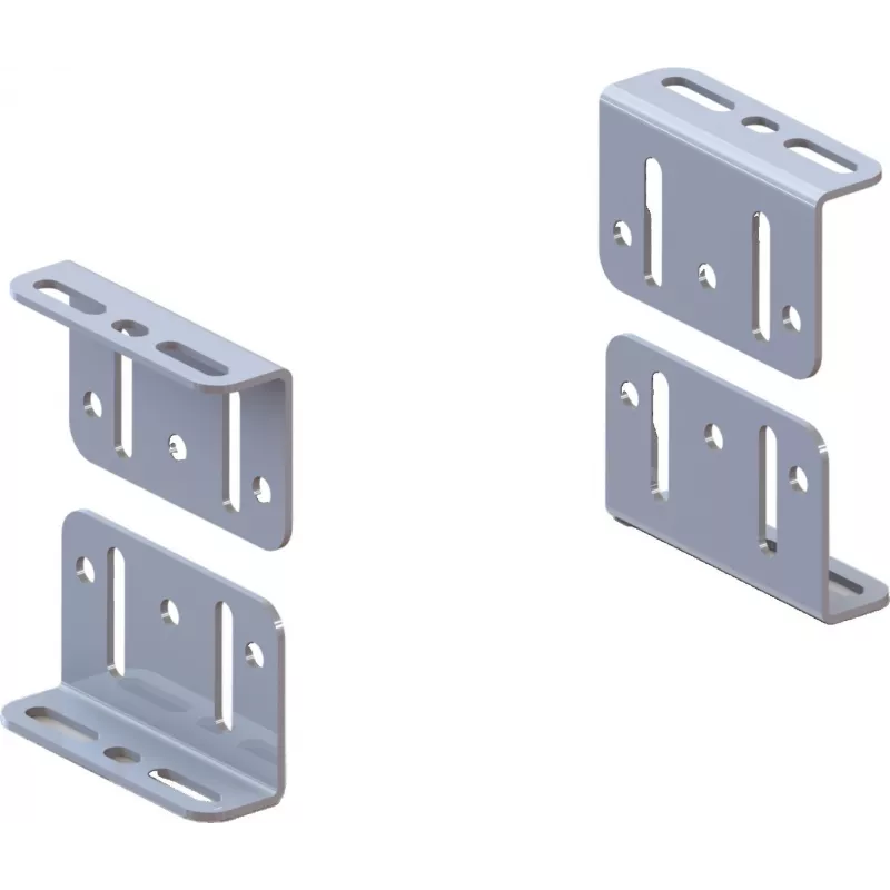 SAFE Universele montagebasis voor schuifpoortaandrijvingen / set van 4 hoekbeugels ASM150-2