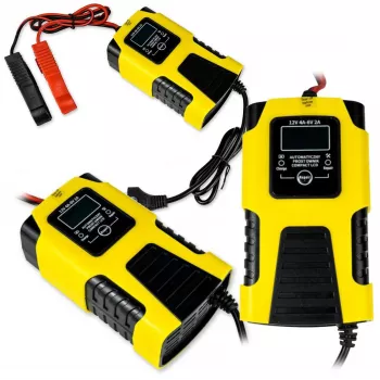 Volt Polska Automatische acculader 12V 4A / 6V 2A LCD