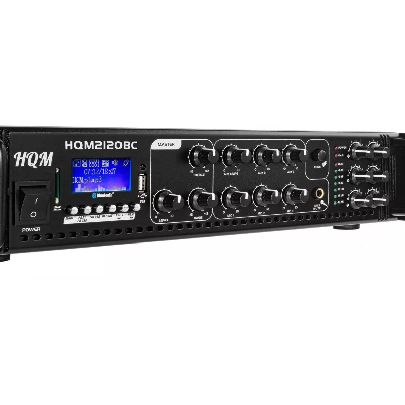 HQM 3135 FM/MP3/BLUETOOTH radioversterker 120W