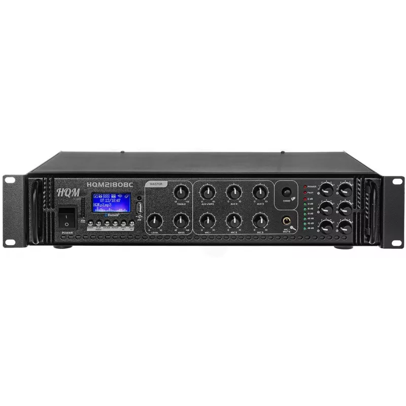 HQM 3407 FM/MP3/BLUETOOTH radioversterker 180W