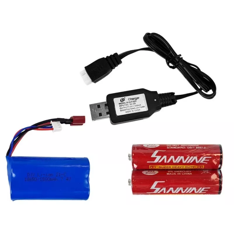 LEAN TOYS Rally Car op afstandsbediening blauw 2.4G 1:18 35km/h