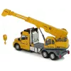 LEAN TOYS op afstandsbediening kraanwagen Pilot 2.4G lichten geluiden geel