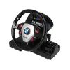 LEAN TOYS op afstandsbediening BMW M3 wit 2.4G stuurwiel-pilot 1:18 geluid lichten