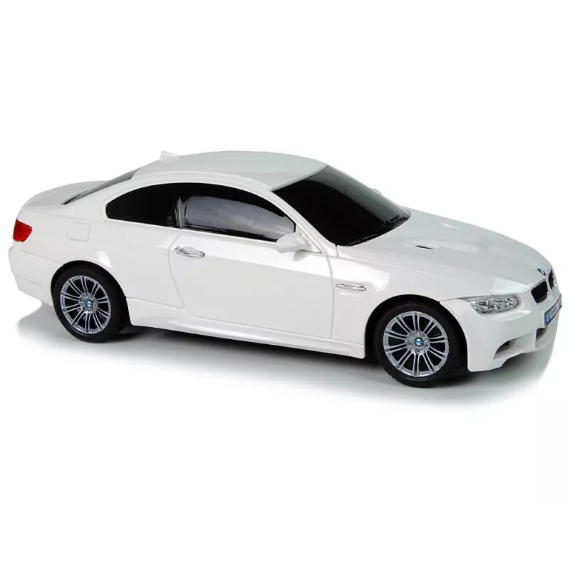 LEAN TOYS op afstandsbediening BMW M3 wit 2.4G stuurwiel-pilot 1:18 geluid lichten