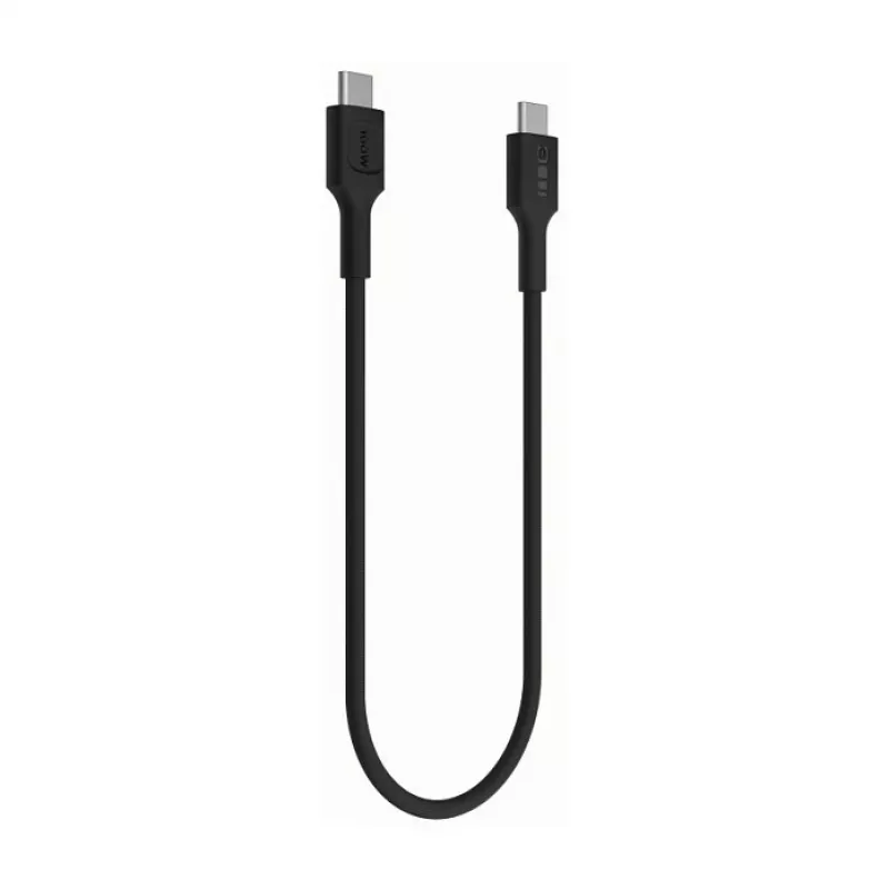 Green Cell PowerStream USB-C-naar-USB-C-kabel 100W, 0,3 m, zwart