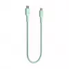 Green Cell PowerStream USB-C naar USB-C kabel 100W 2m mintgroen