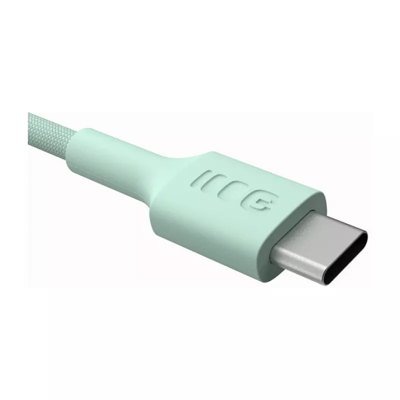 Green Cell PowerStream USB-C naar USB-C kabel 100W 2m mintgroen
