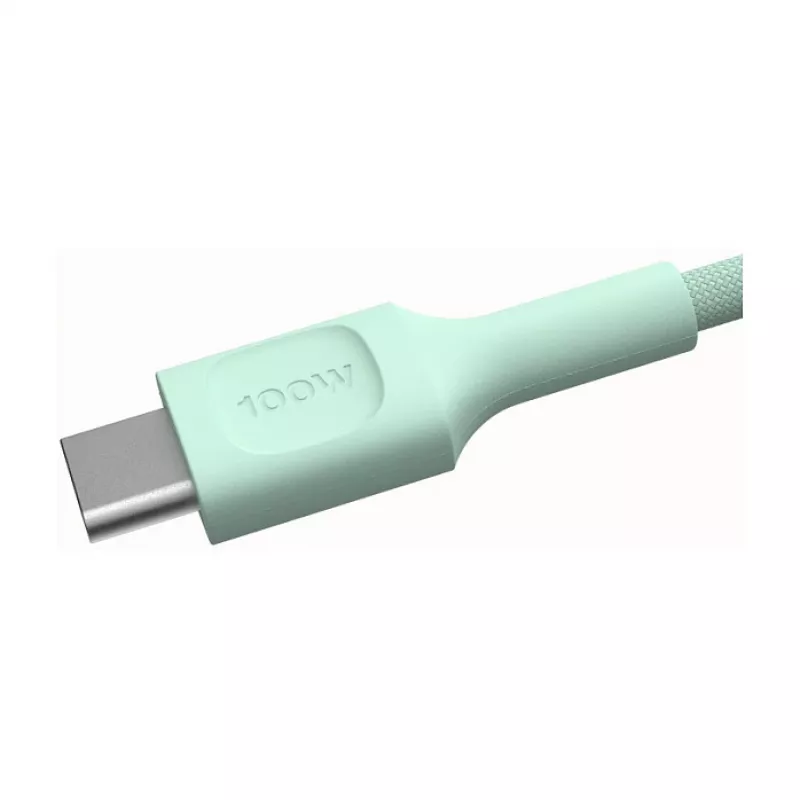Green Cell PowerStream USB-C naar USB-C kabel 100W 2m mintgroen