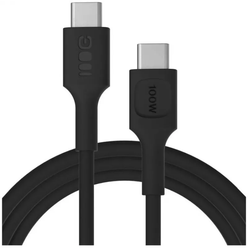 Green Cell PowerFlex snelladen USB-C naar USB-C kabel 100W 2m zwart