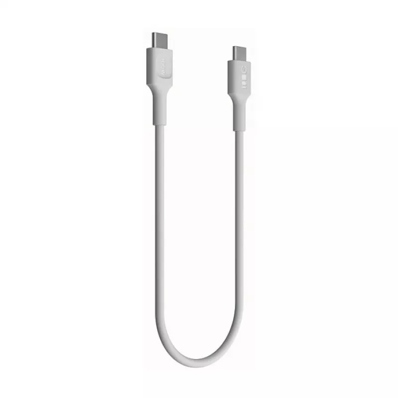 Green Cell PowerFlex USB-C naar USB-C kabel 100W PD snelladen 0,3m wit