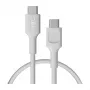 Green Cell PowerFlex USB-C naar USB-C kabel 100W PD snelladen 0,3m wit