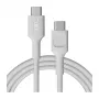 GREEN CELL PowerFlex USB-C naar USB-C kabel 2m 100W PD sneeuwwit