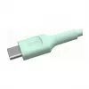 Green Cell PowerFlex snelladen USB-C naar USB-C kabel 100W 0,3m mintgroen