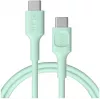 Green Cell PowerFlex snelladen USB Type-C naar USB Type-C kabel 100W mintgroen 1,2m