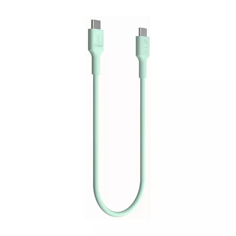 Green Cell PowerFlex snelladen USB Type-C naar USB Type-C kabel 100W mintgroen 1,2m