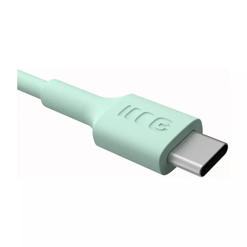 Green Cell PowerFlex snelladen USB Type-C naar USB Type-C kabel 100W mintgroen 1,2m
