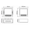 OXT T264 mini slimme relaismodule 4-kanaals ZigBee 3.0 Tuya