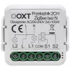 OXT mini relaismodule 2-kanaals zonder nulleider ZigBee TUYA T272
